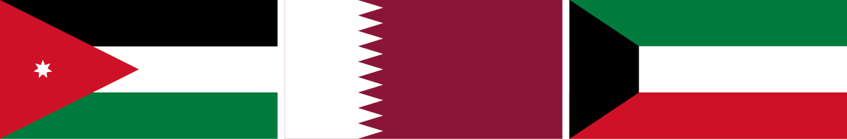 Jordan, Qatar, Kuwait